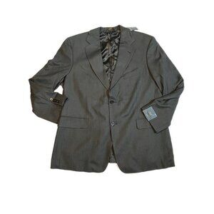 NEW SIZE 42 SH Brooks Brothers Suit Jacket Mens 346 Stretch Gray Wool Pinstripe